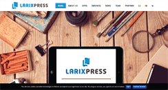Desktop Screenshot of larixpress.com