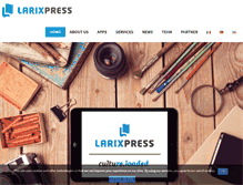 Tablet Screenshot of larixpress.com